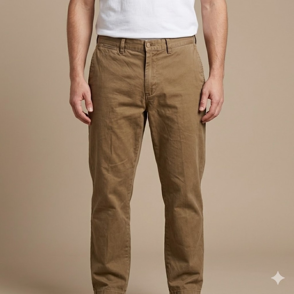 Polo Ralph Lauren The Polo Chino Classic Fit Cotton Twill Pants 38x30‎ Brown EUC